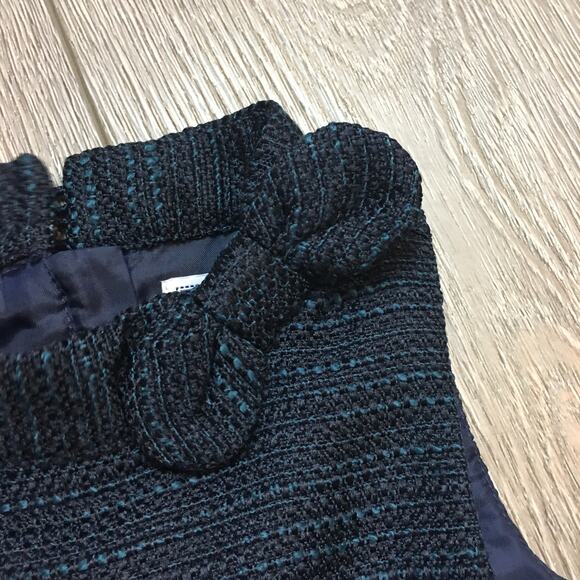 Janie and Jack Navy Boucle Dress 18-24 M - Picture 5 of 11